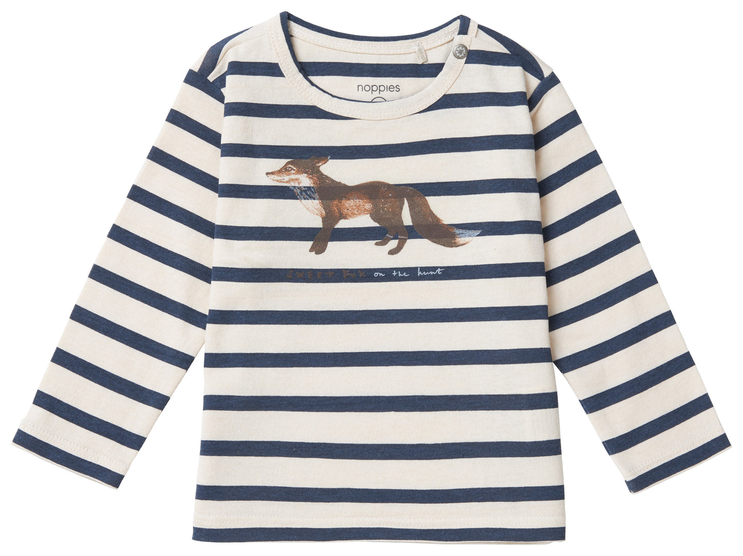 || Noppies || Gestreept t-shirt met vos