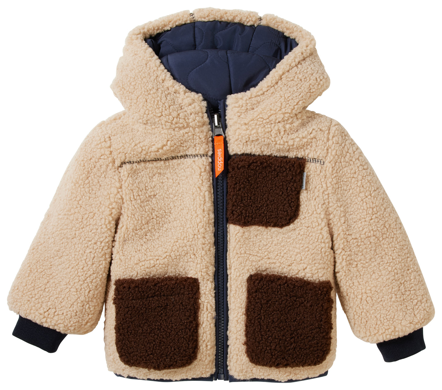 || Noppies || Reversible winterjas teddy - Navy
