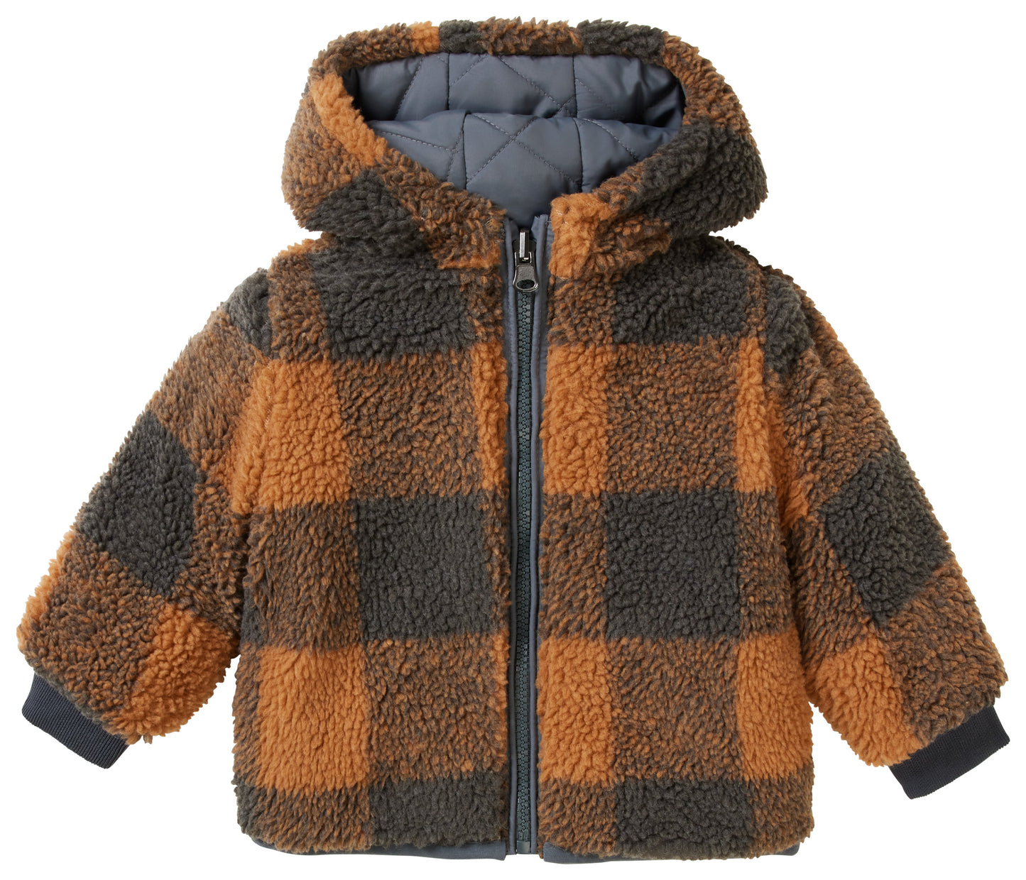 || Noppies || Reversible winterjas teddy - Grey