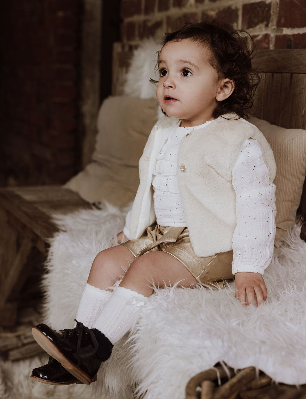 || Gymp || Blouse met gouden stippen - Malou