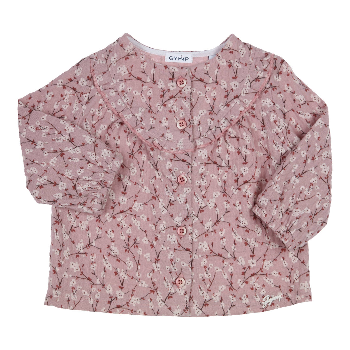 || Gymp || Mousseline blouse met herfstbloemen