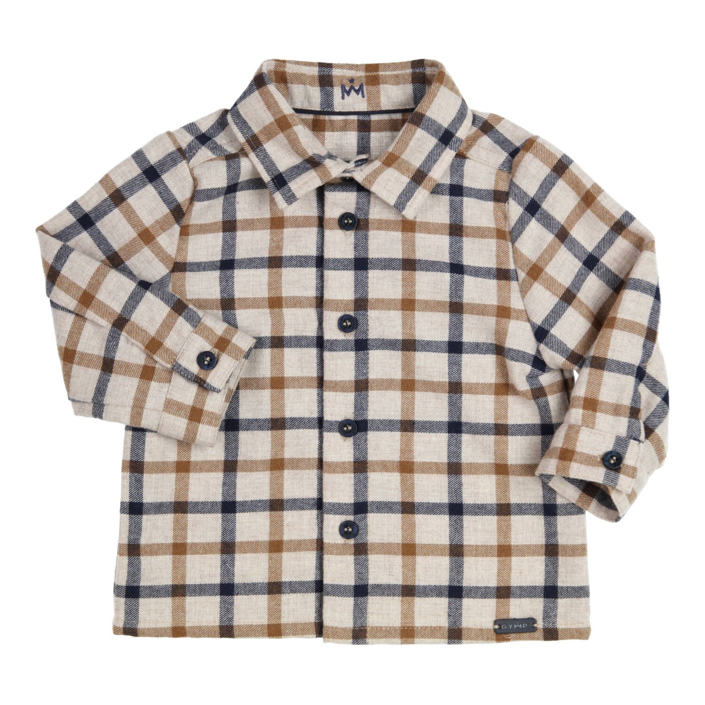 || Gymp || Flanellen overhemd met ruit - Recycled polyester & katoen