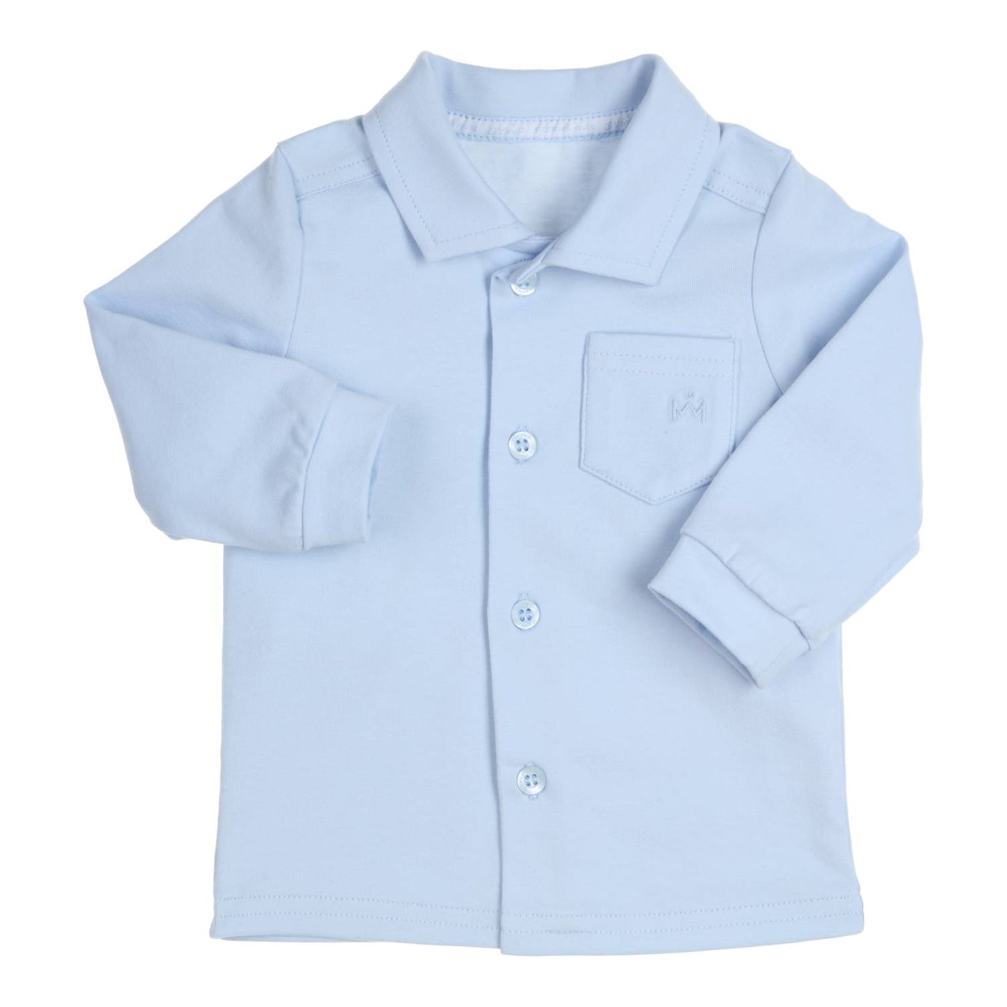 || Gymp || Basis jersey overhemd blauw - Aerodoux