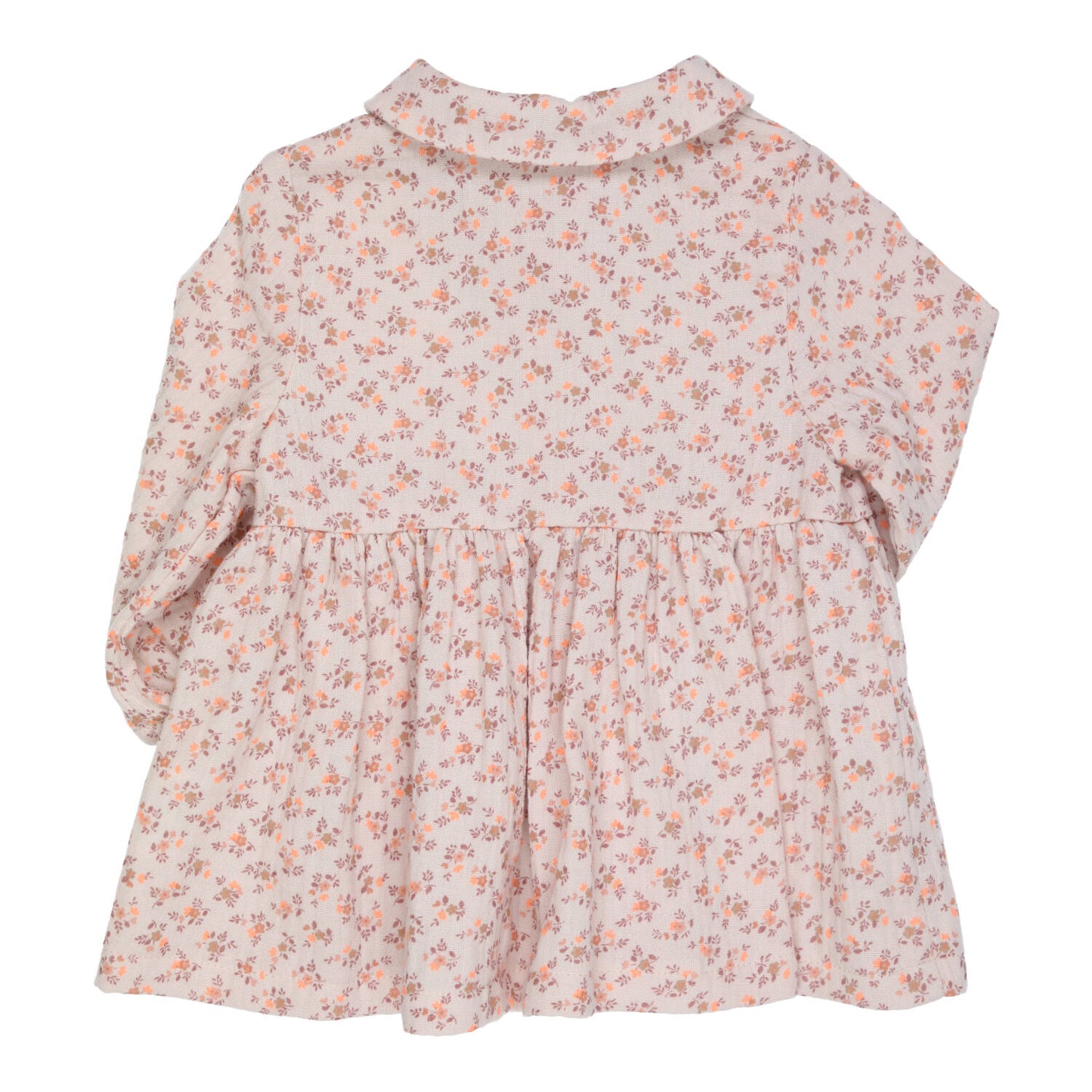|| Gymp || Mousseline jurk met bloemen print - Biologisch katoen