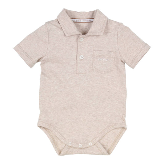 || Gymp || Basis romper met kraagje beige - Aerochine