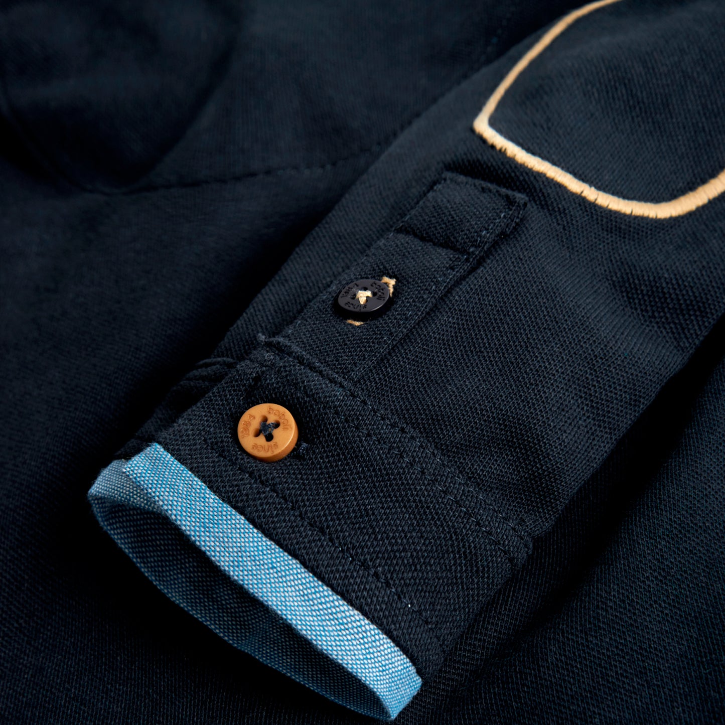 || Boboli || Polo piqué met lange mouwen