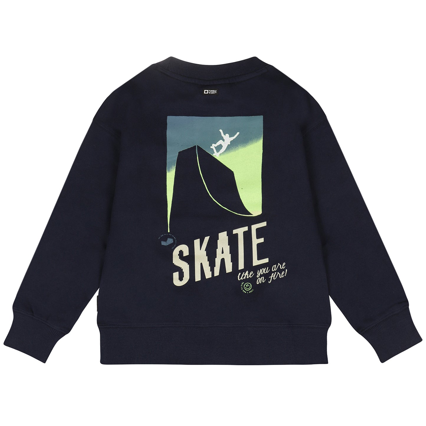|| Tumble ‘N Dry || Sweater ‘Skate like you are on fire’