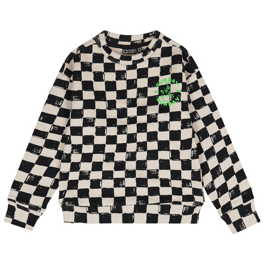 || Tumble ‘N Dry || Geblokte sweater - Finish