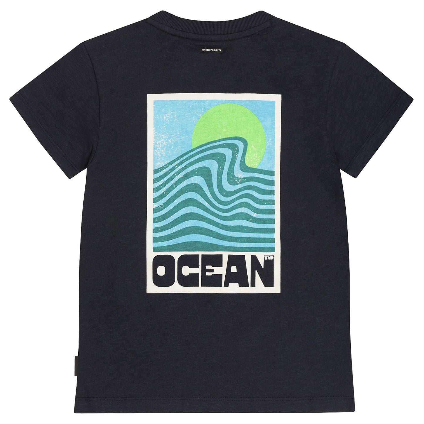 || Tumble ‘N Dry || T-shirt met backprint - Ocean Bay