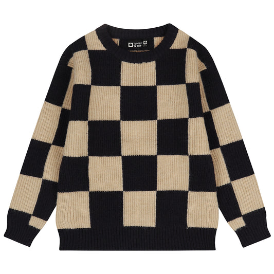 || Tumble ‘N Dry || Gebreide geblokte trui - Miles