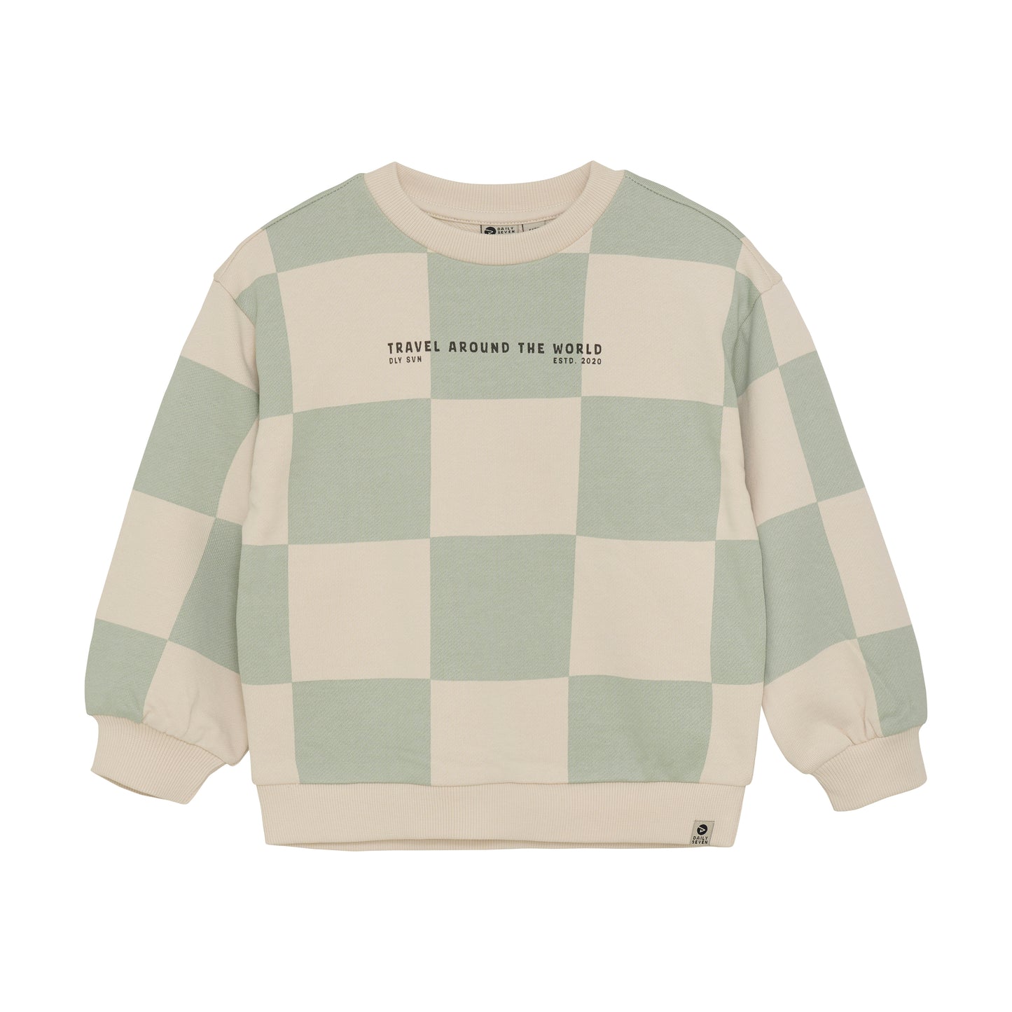 || Daily7 || Geblokte sweater met backprint