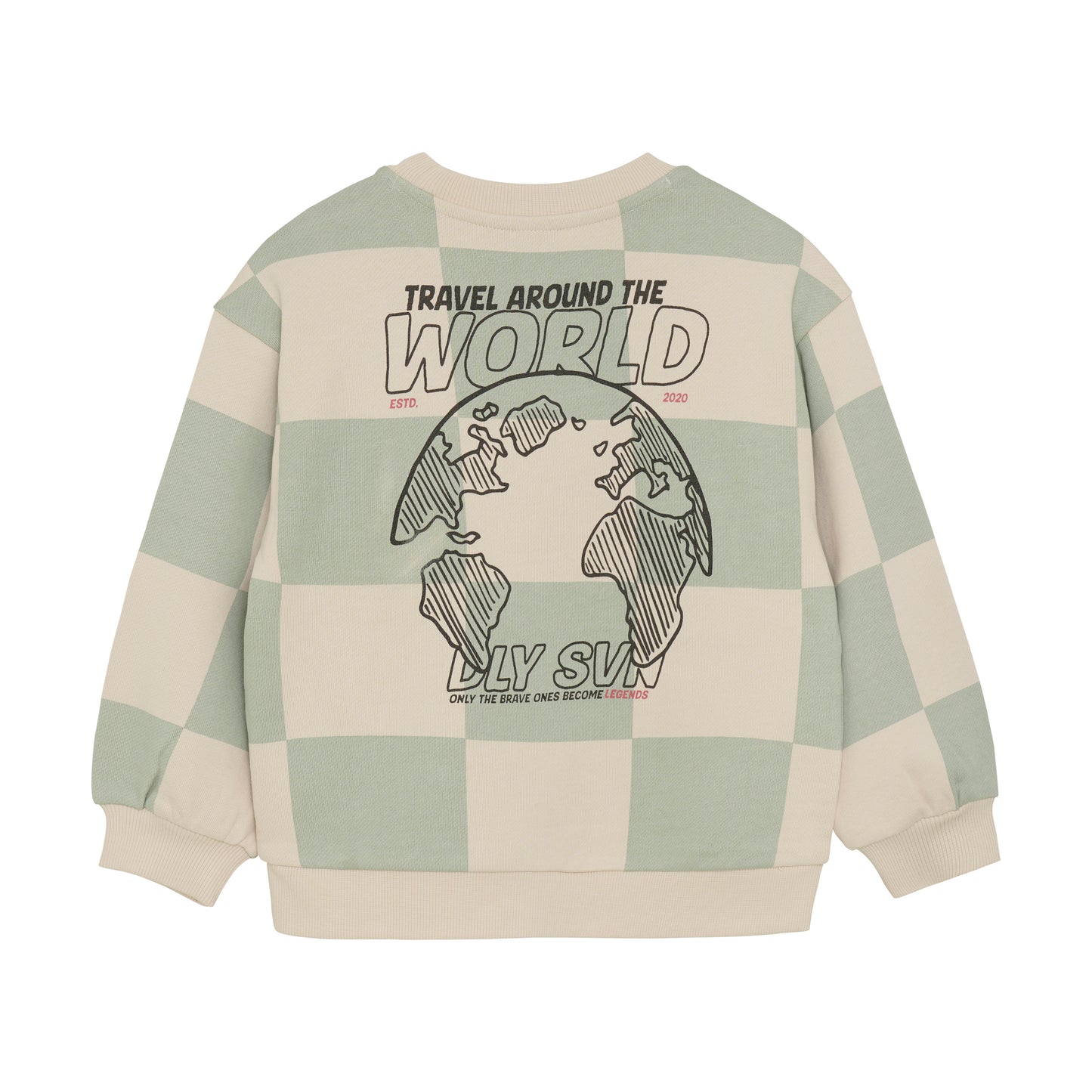 || Daily7 || Geblokte sweater met backprint