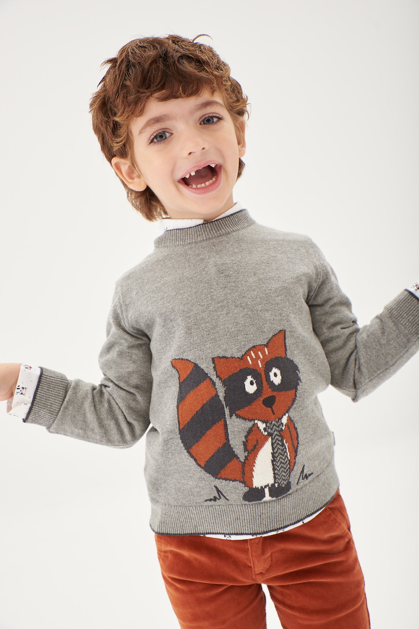 || Boboli || Overhemd met wasberen