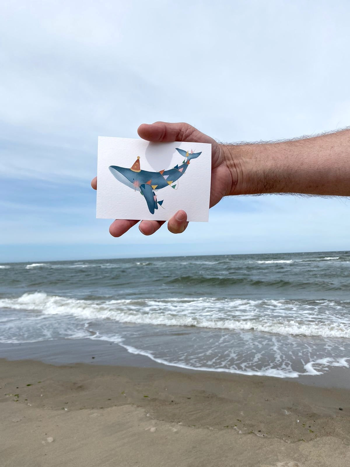 || Getekenddoorzusje || Kaart A6 - Walvis