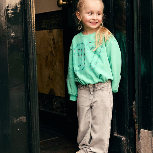 || Daily7 || Wideleg jeans met embossing
