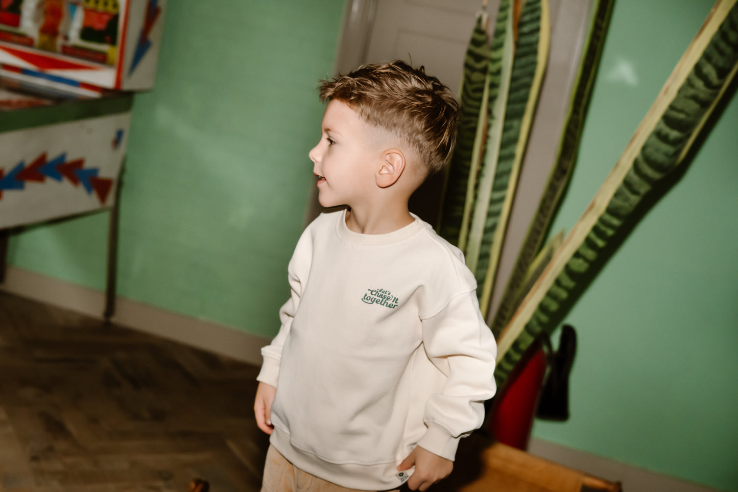 || Daily7 || Oversized sweater met backprint