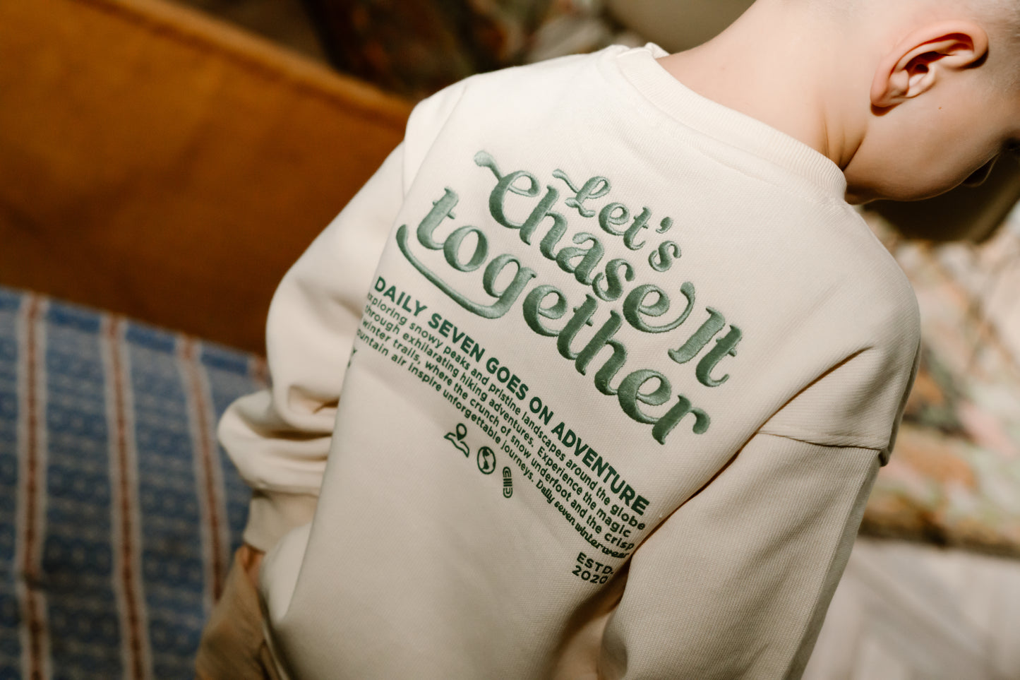 || Daily7 || Oversized sweater met backprint