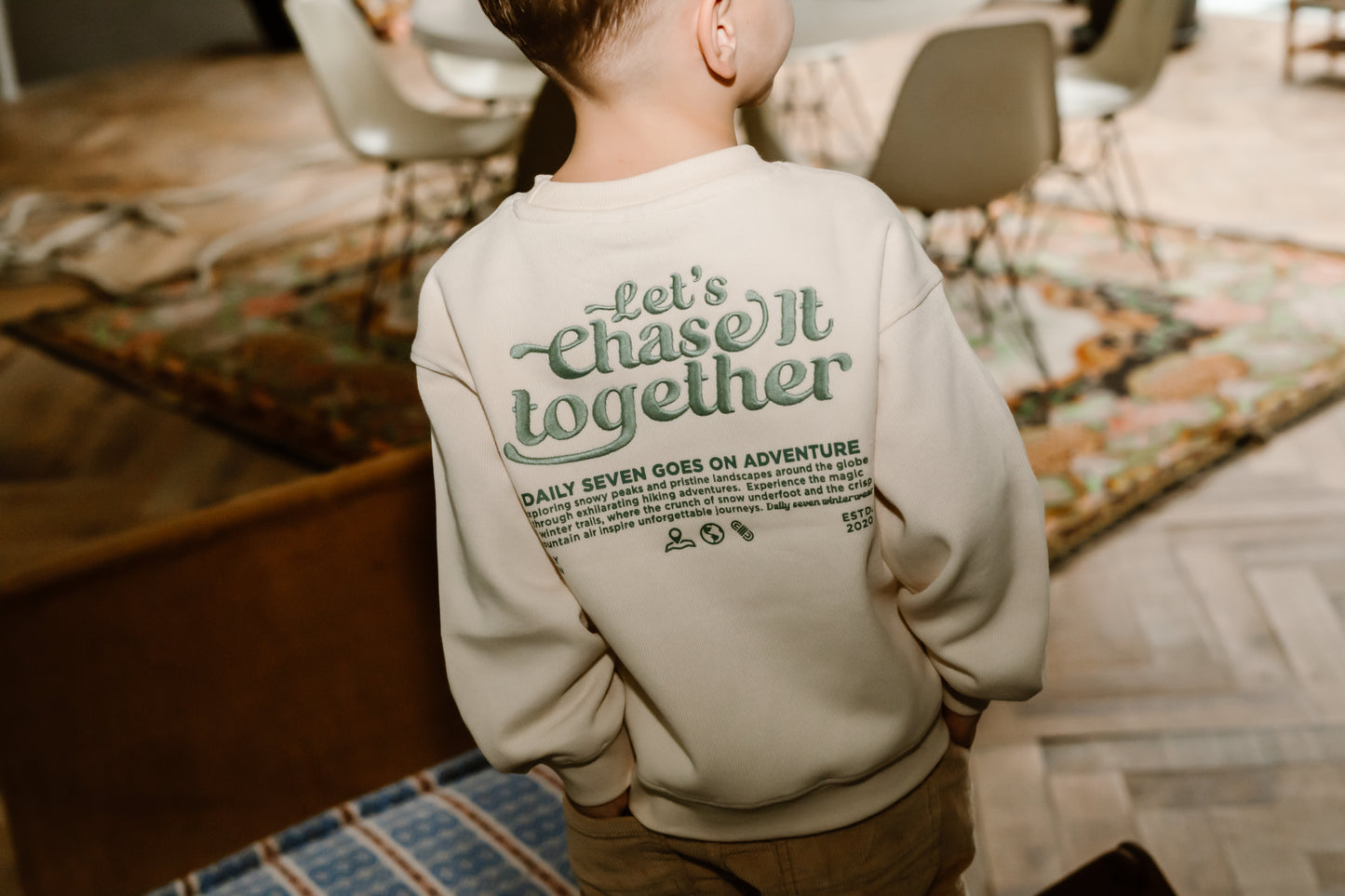 || Daily7 || Oversized sweater met backprint