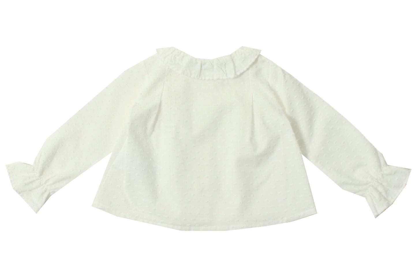 || Dr.Kid || Dobby blouse met kraagje - Crème