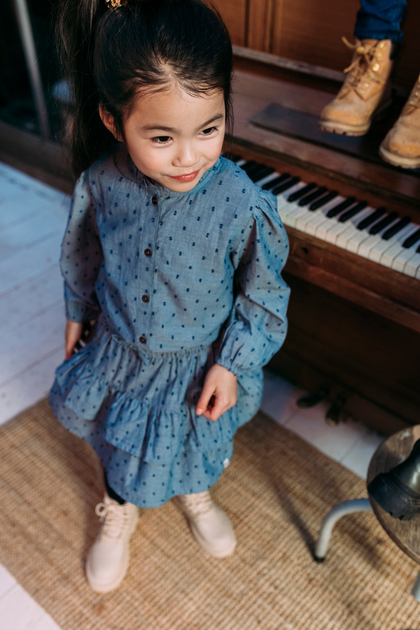 || Noppies || Denim rok dobby