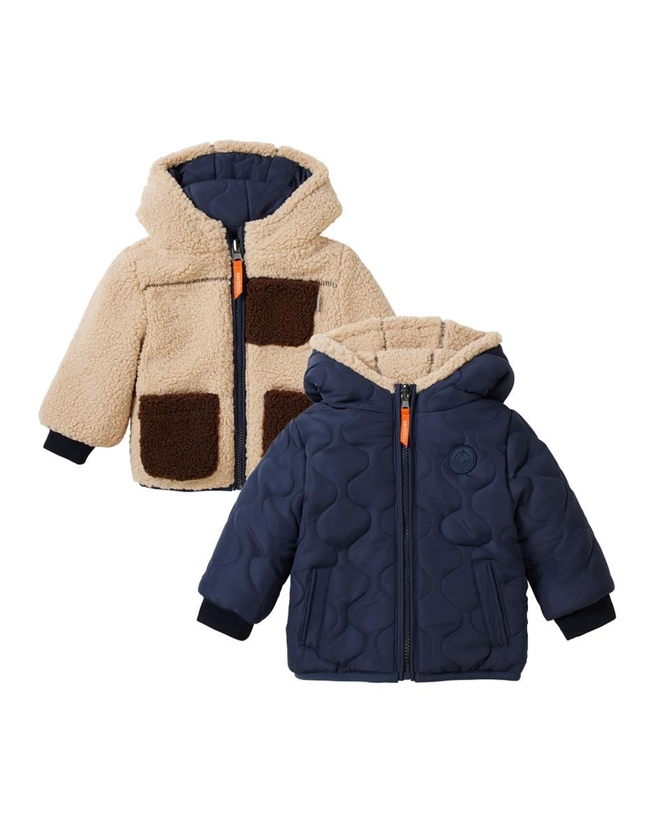 || Noppies || Reversible winterjas teddy - Navy