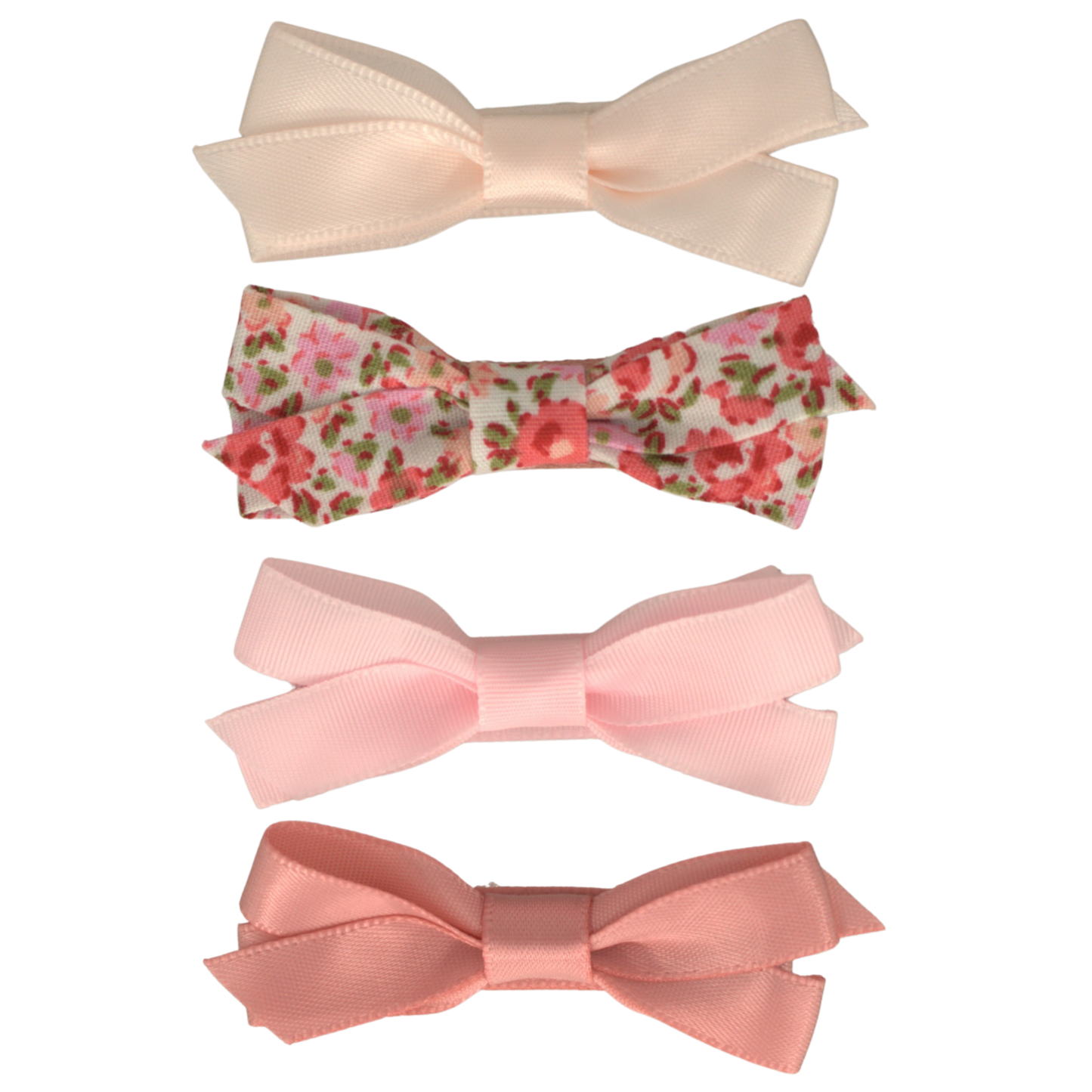 || Your Little Miss || Haarspeldjes met strik - Soft Pink Flower