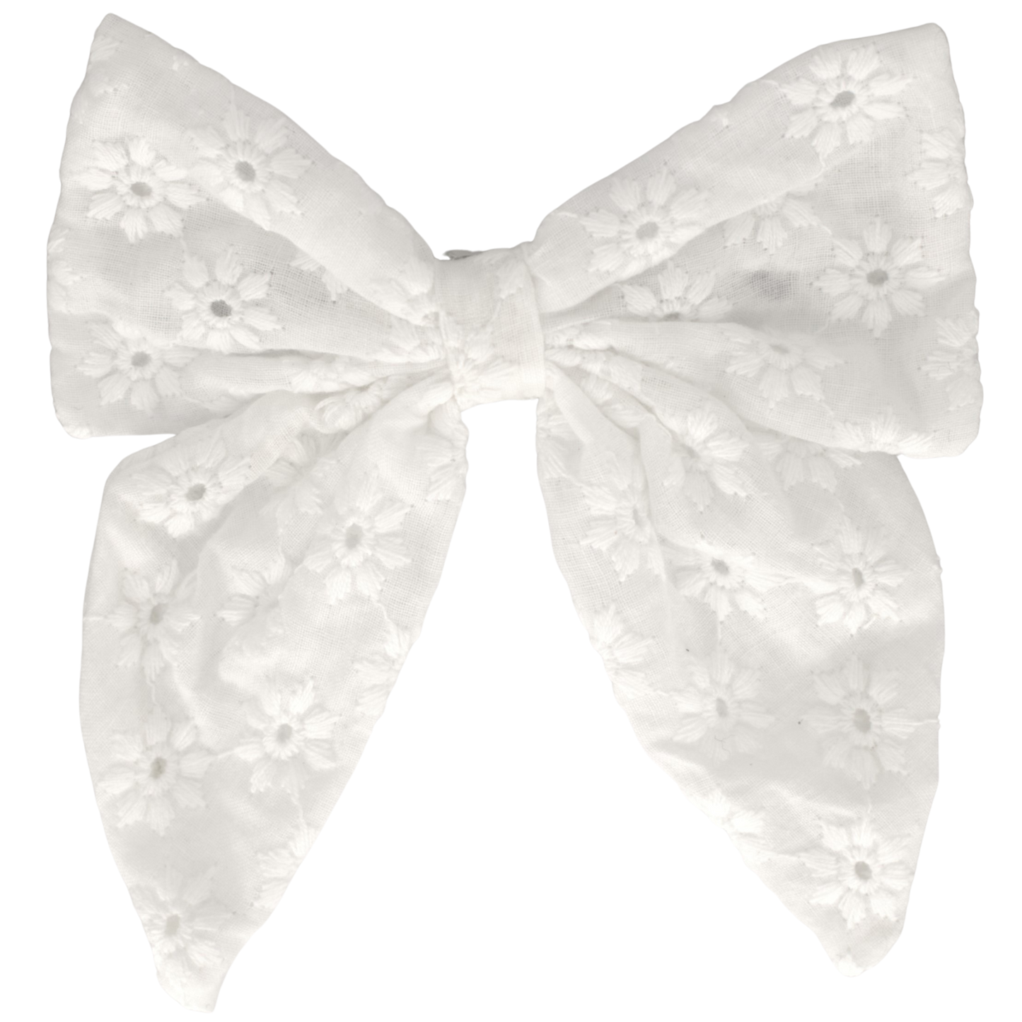 || Your Little Miss || Haarspeld met broderie - Witte Broderie