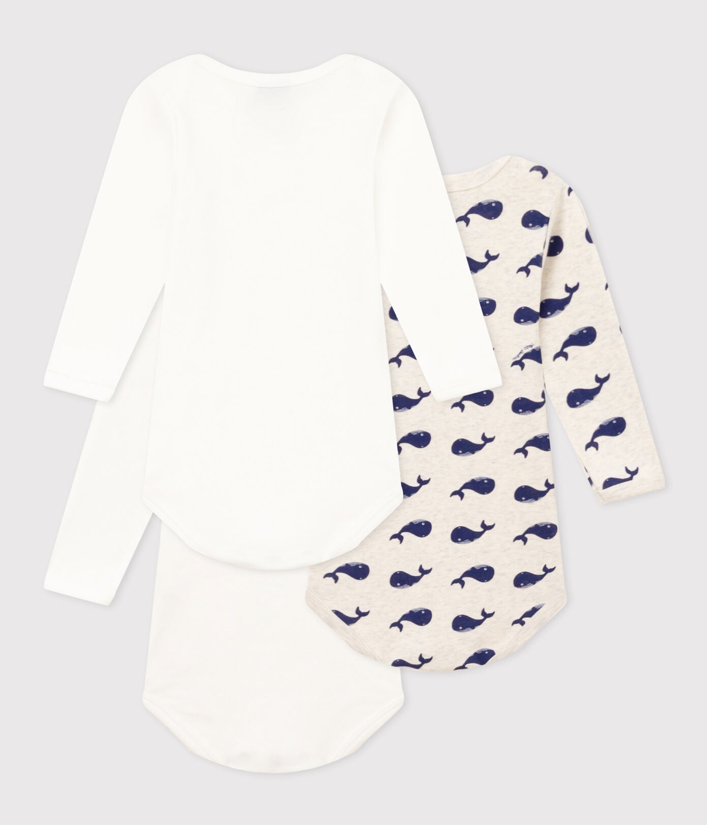 || Petit Bateau || Set romper lange mouwen - Walvis