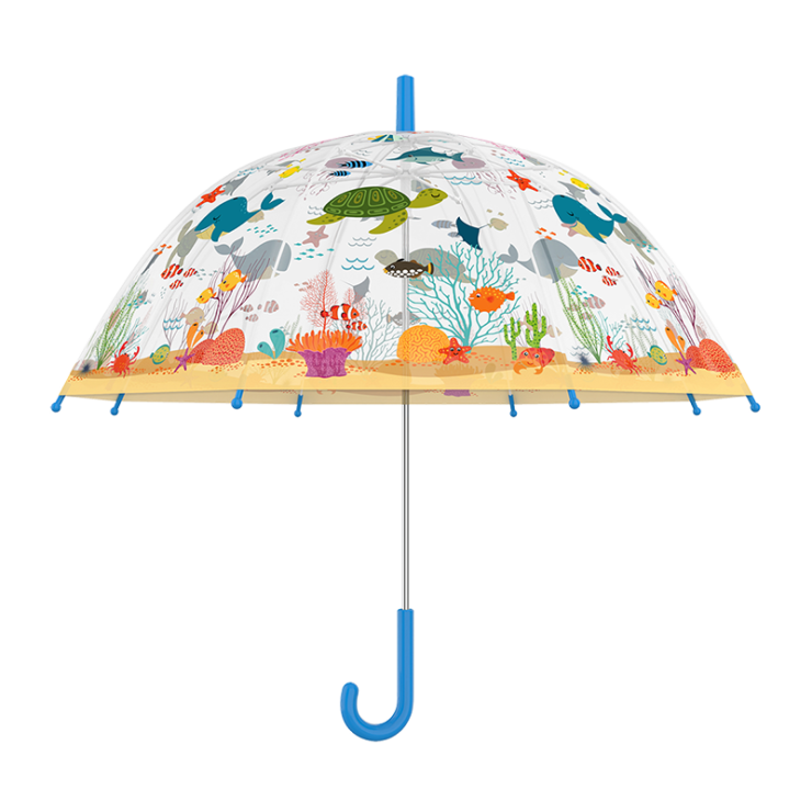 || Esschert Design || Kinderparaplu doorzichtig - Zeedieren