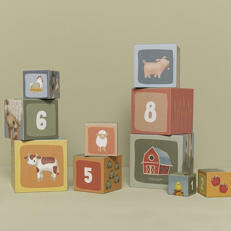 || Little Dutch || Kartonnen Stapeltoren - Little Farm