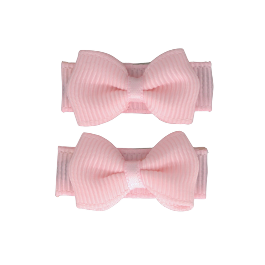 || Your Little Miss || Haarspeldjes met strik - Light Pink