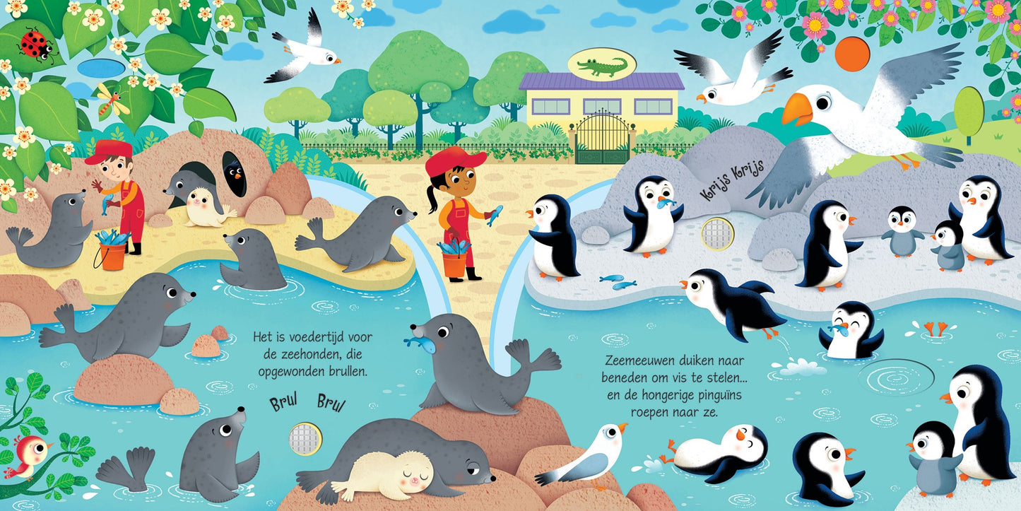 || Geluidsboek || Geluiden in de dierentuin