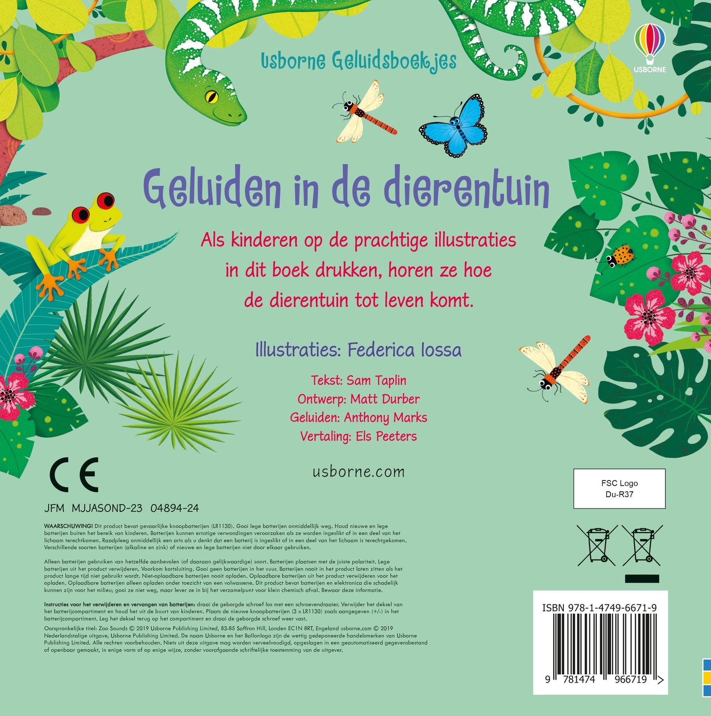 || Geluidsboek || Geluiden in de dierentuin