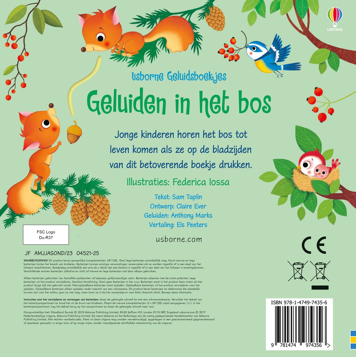 || Geluidsboek || Geluiden in het bos
