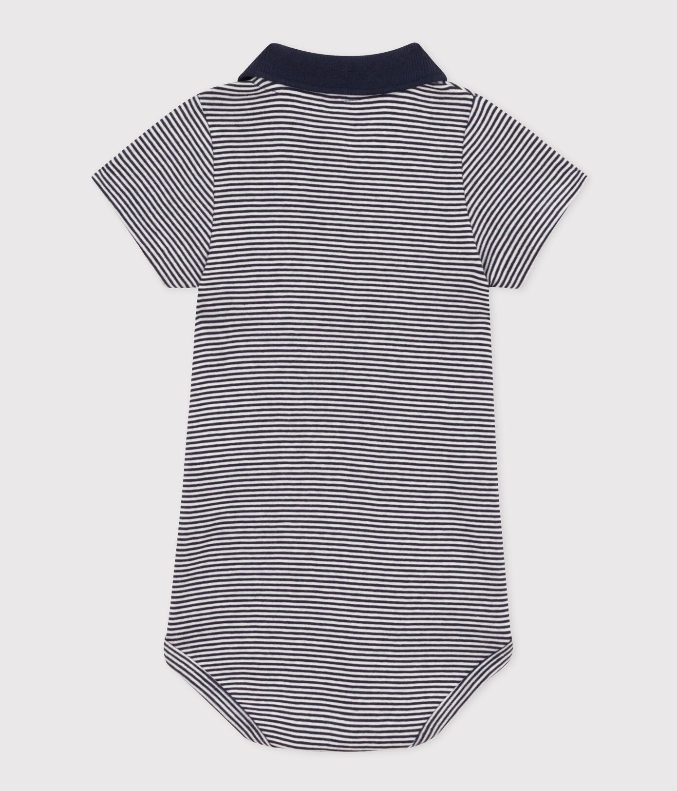 || Petit Bateau || Polo romper met korte mouwen - Gestreept