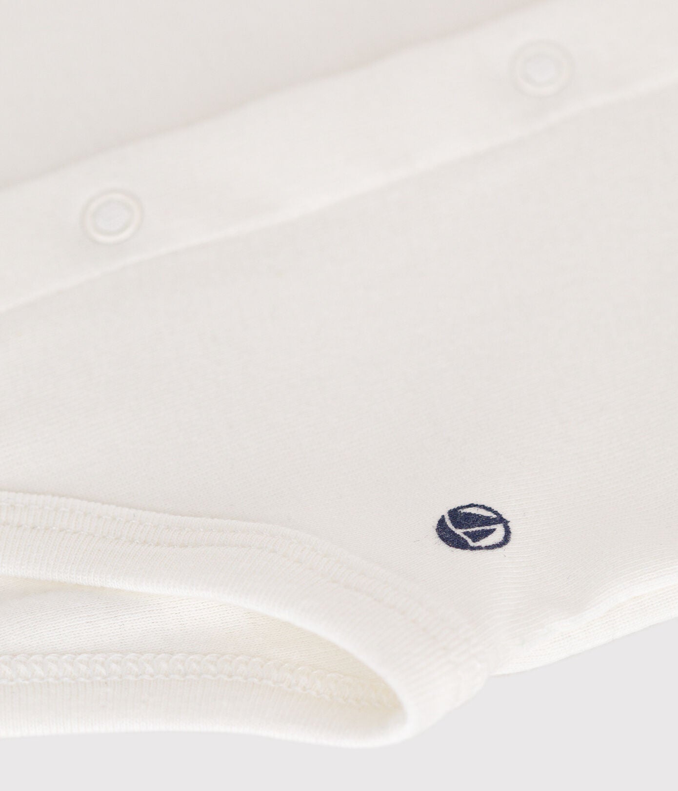 || Petit Bateau || Basis babyromper voorsluiting met korte mouwen & Peter Pan-kraag