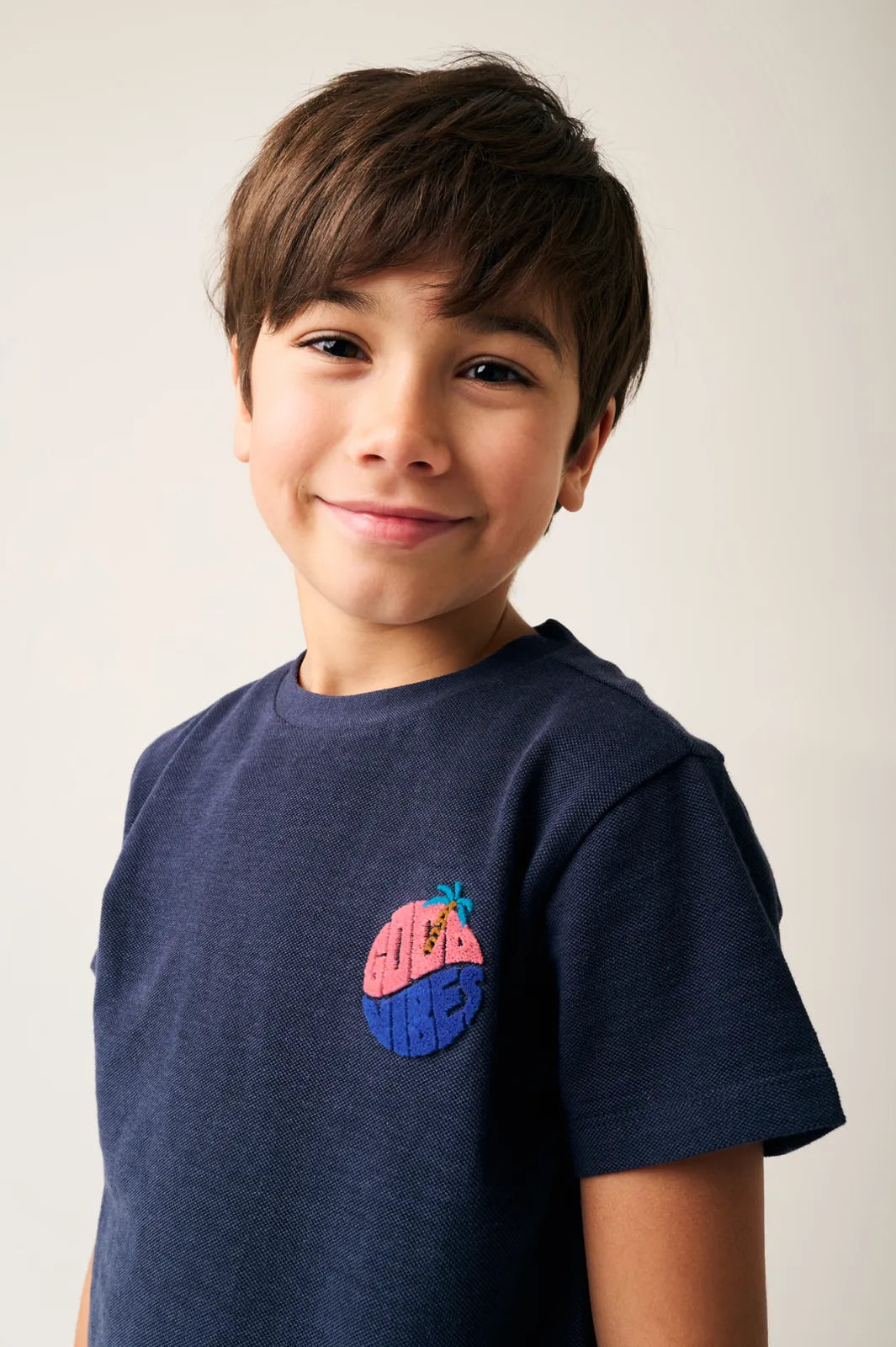 || Tumble ‘N Dry || T-shirt piqué ‘Good Vives’ - Parlor