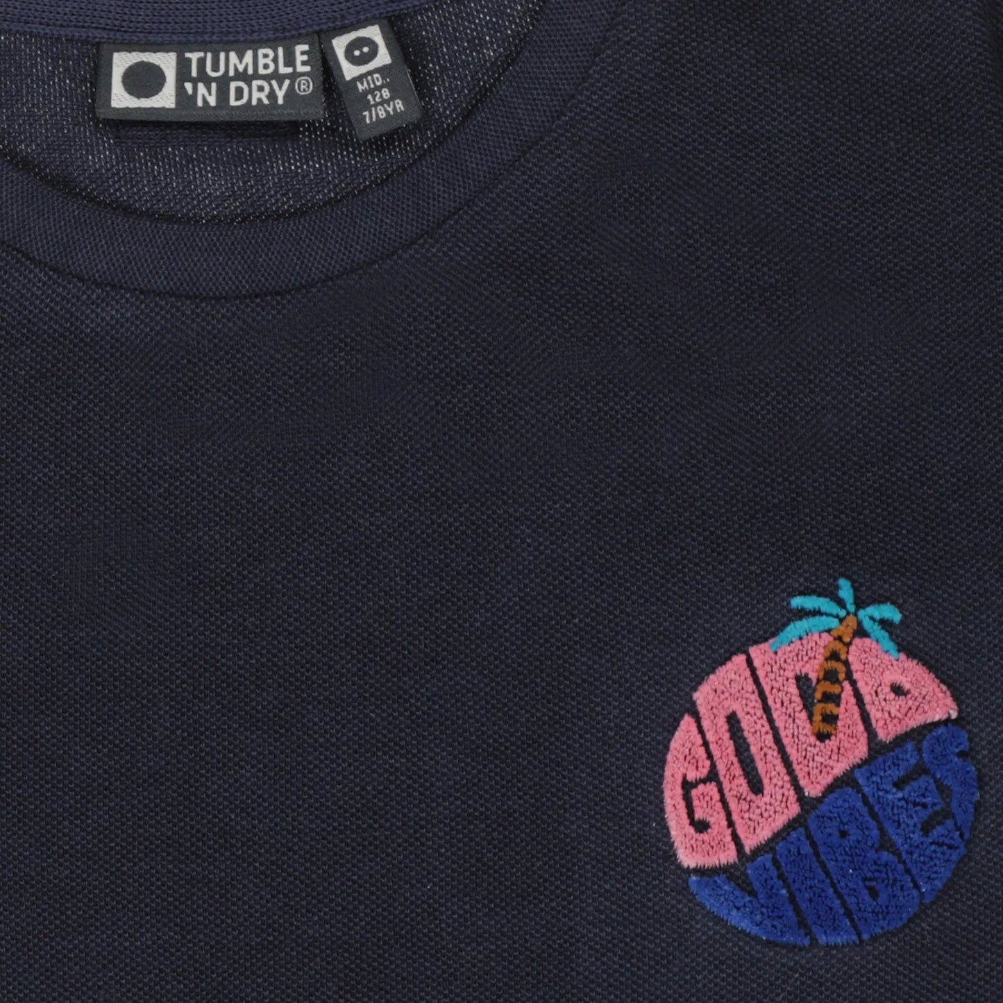 || Tumble ‘N Dry || T-shirt piqué ‘Good Vives’ - Parlor