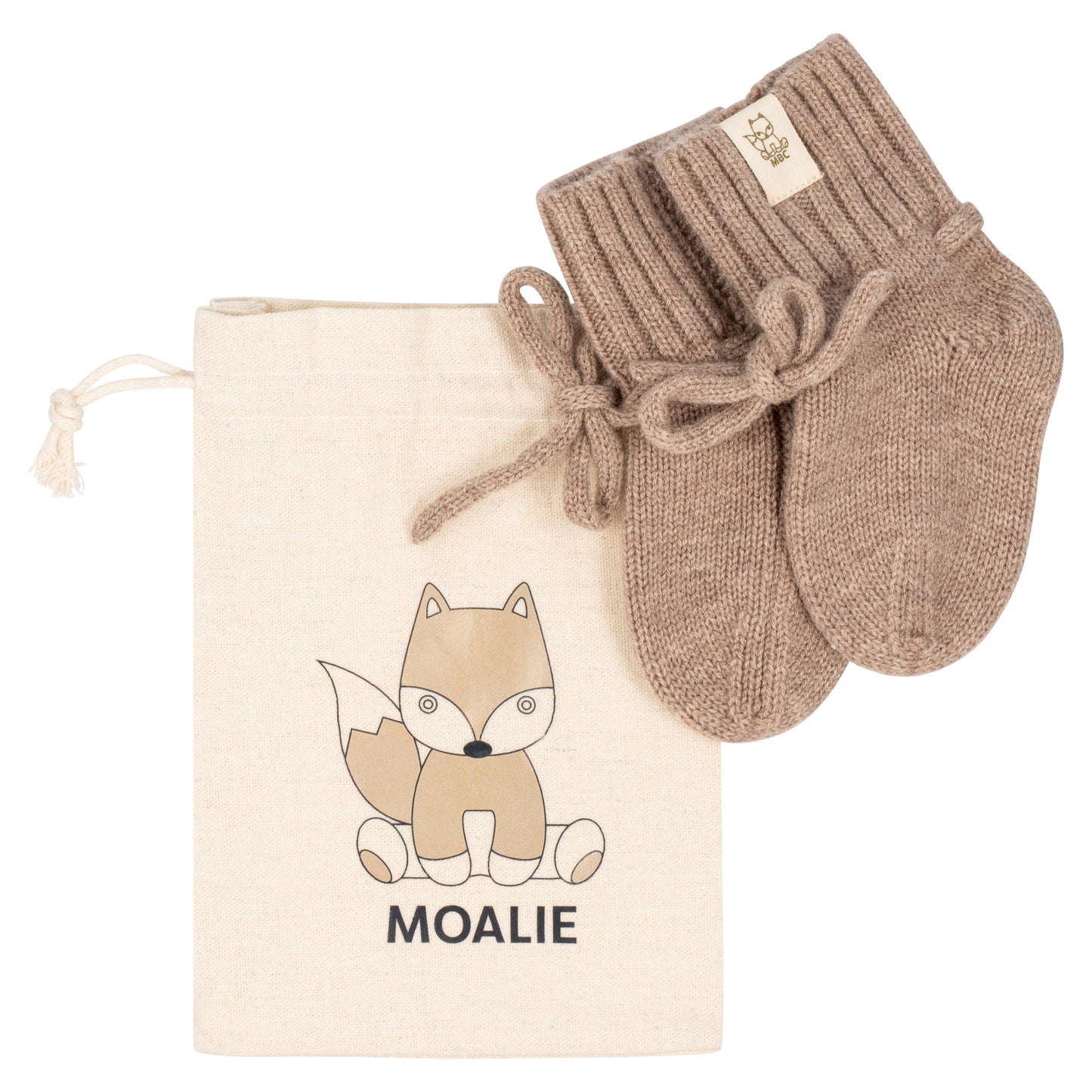 || Moalie || Merino slofjes - Camel