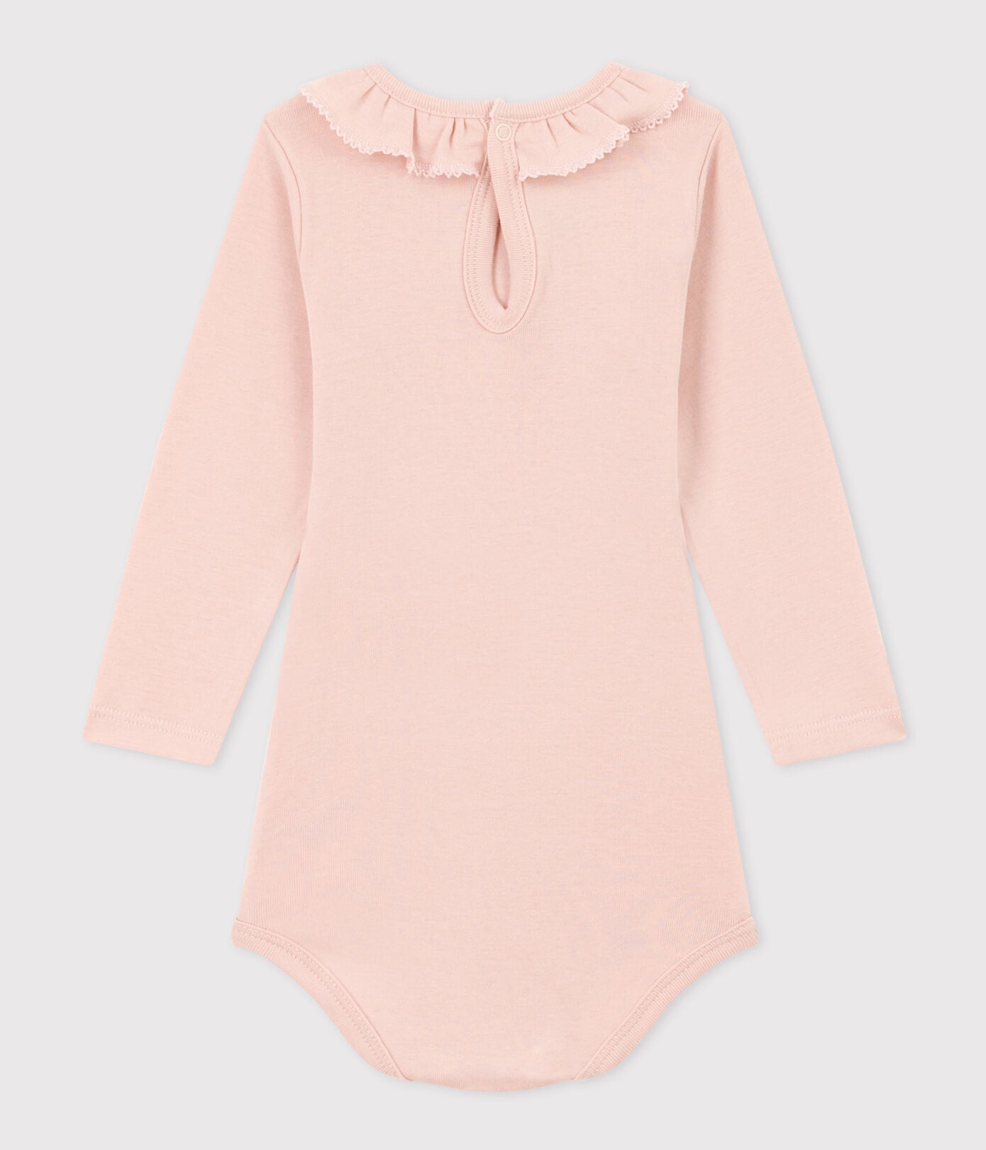 || Petit Bateau || Basis romper met kraagje - Roze