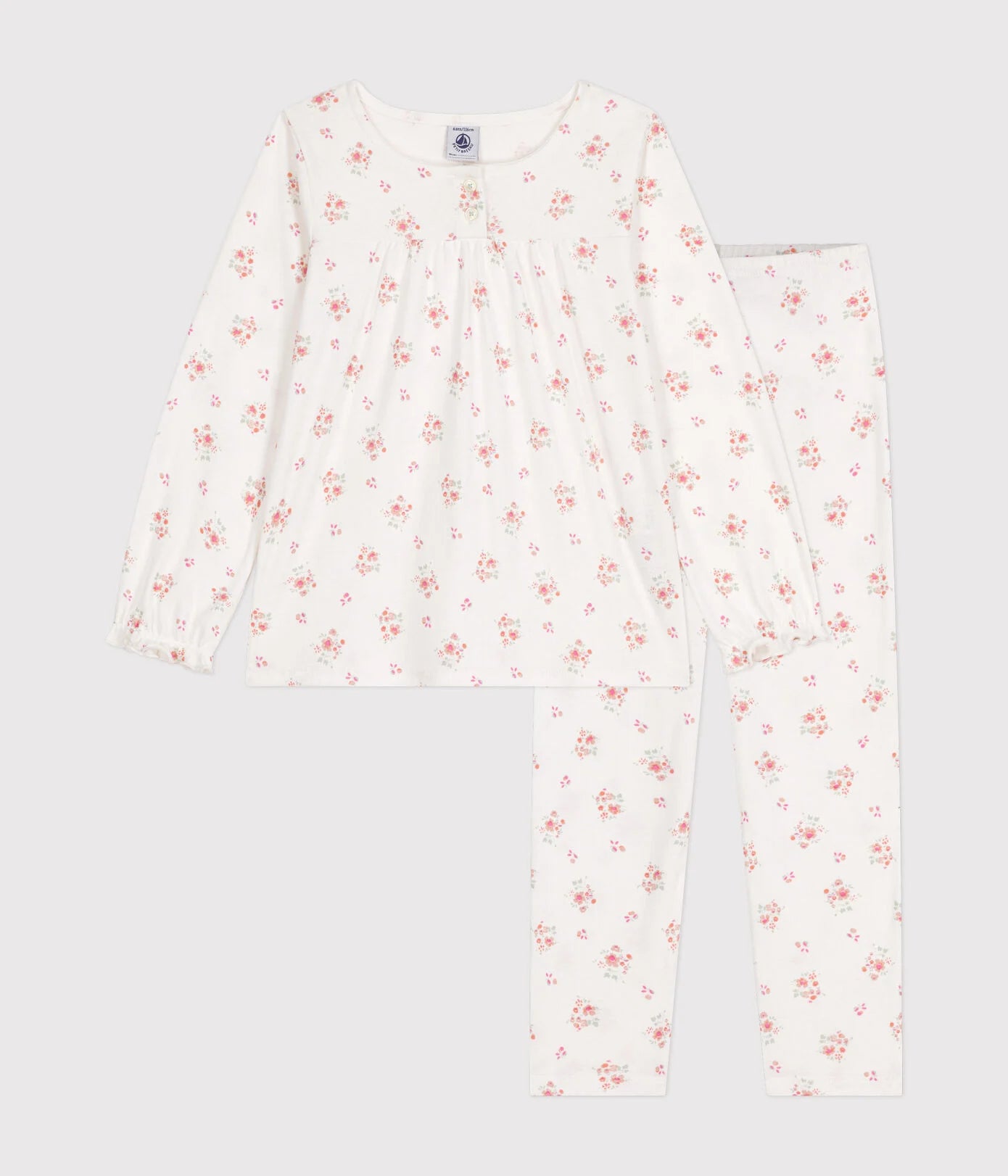 || Petit Bateau || Pyjama met bloemetjes print