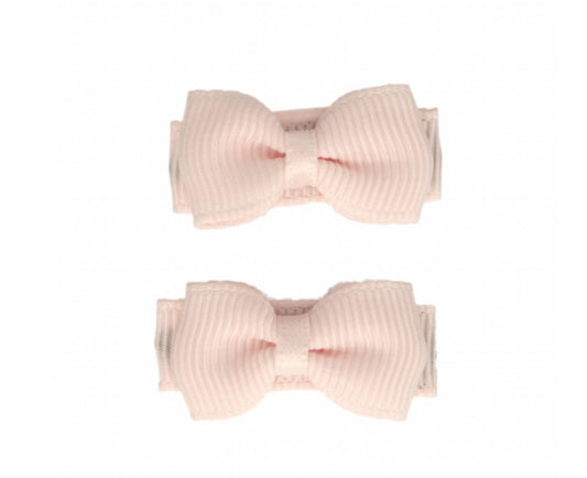 || Your Little Miss || Haarspeldjes met strik - Light pink barely rose