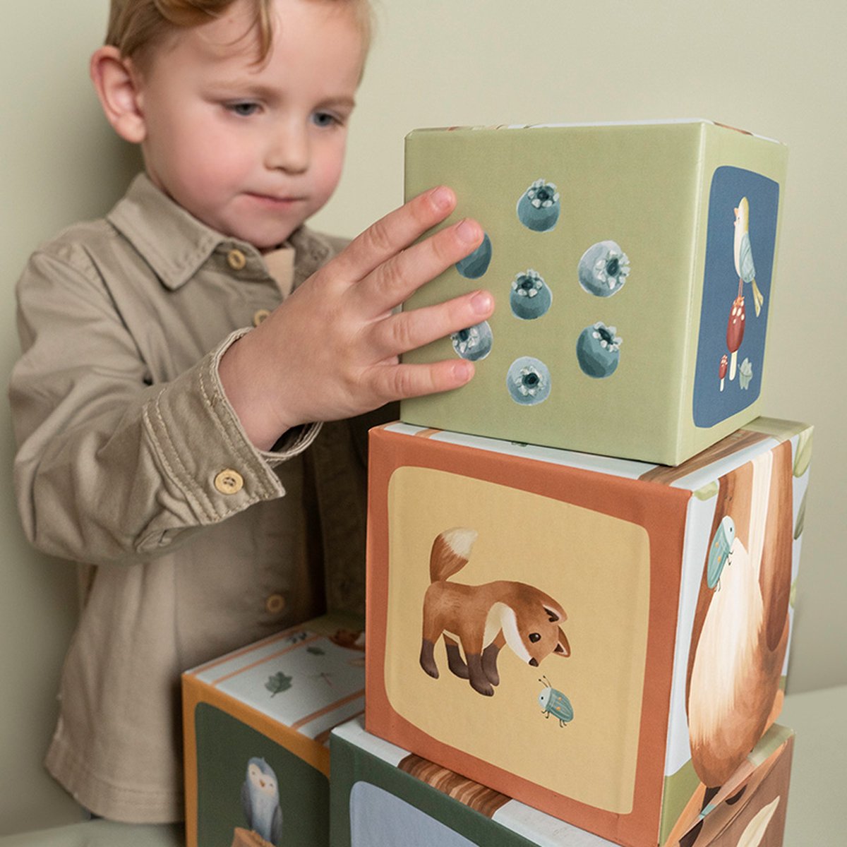 || Little Dutch || Kartonnen Stapeltoren - Forest Garden