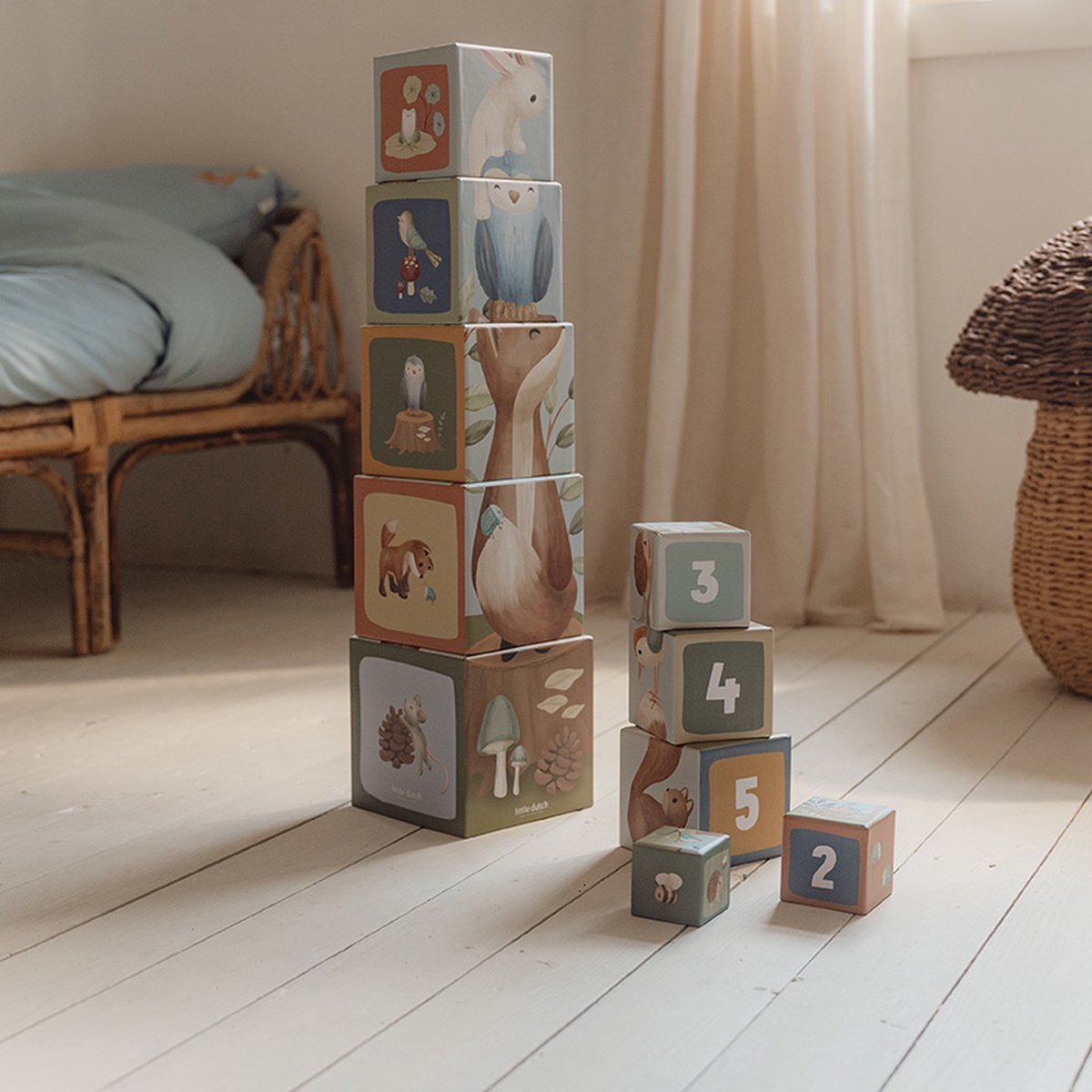 || Little Dutch || Kartonnen Stapeltoren - Forest Garden
