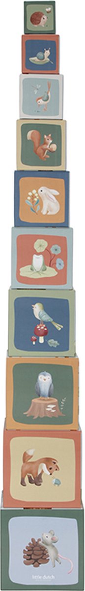 || Little Dutch || Kartonnen Stapeltoren - Forest Garden