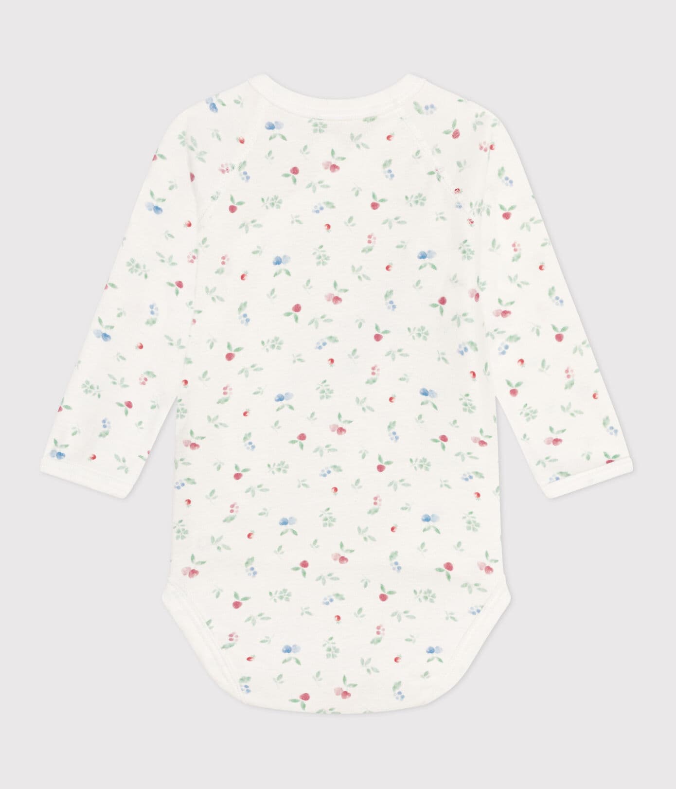 || Petit Bateau || Overslagromper lange mouwen - Kersjes