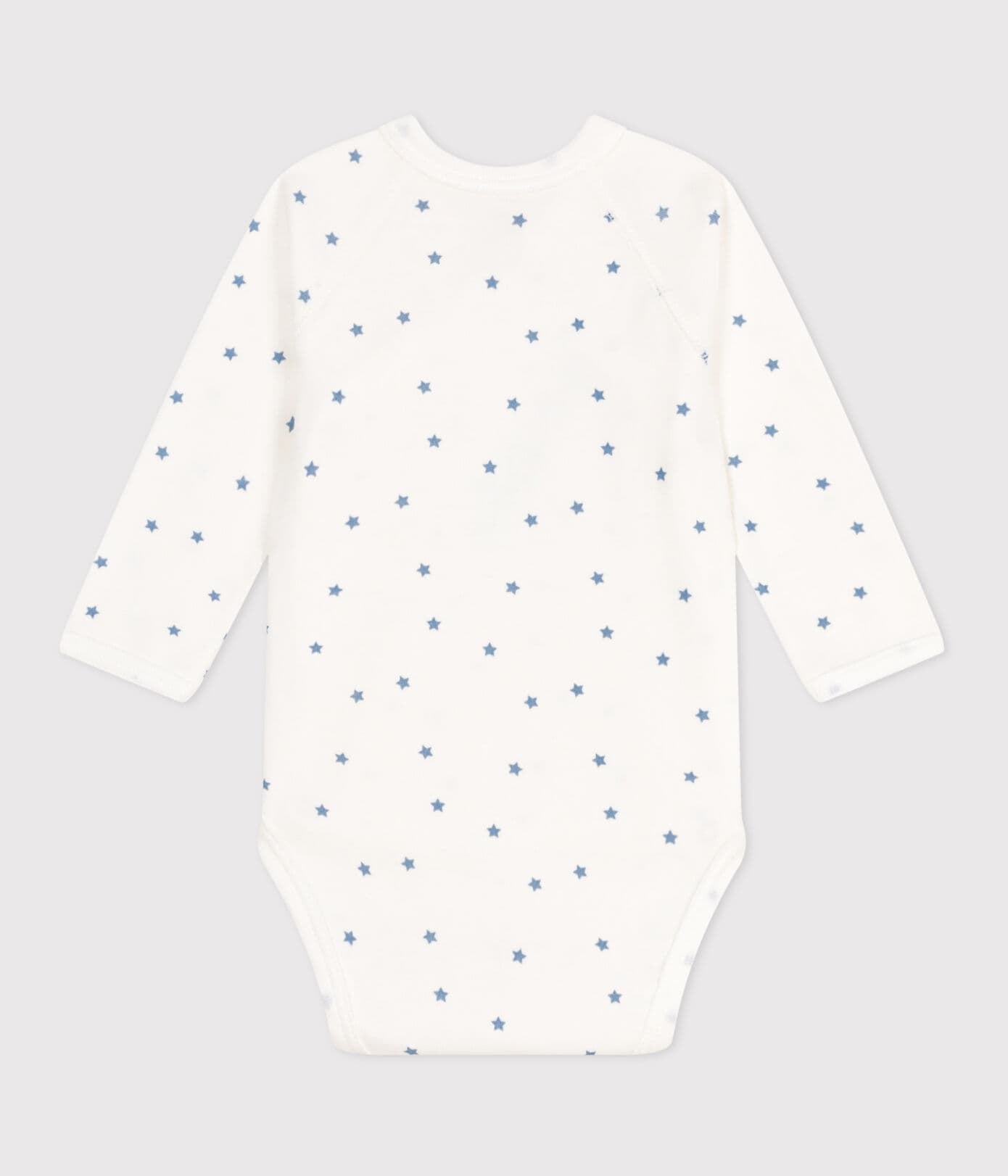 || Petit Bateau || Overslagromper lange mouwen - Sterretjes