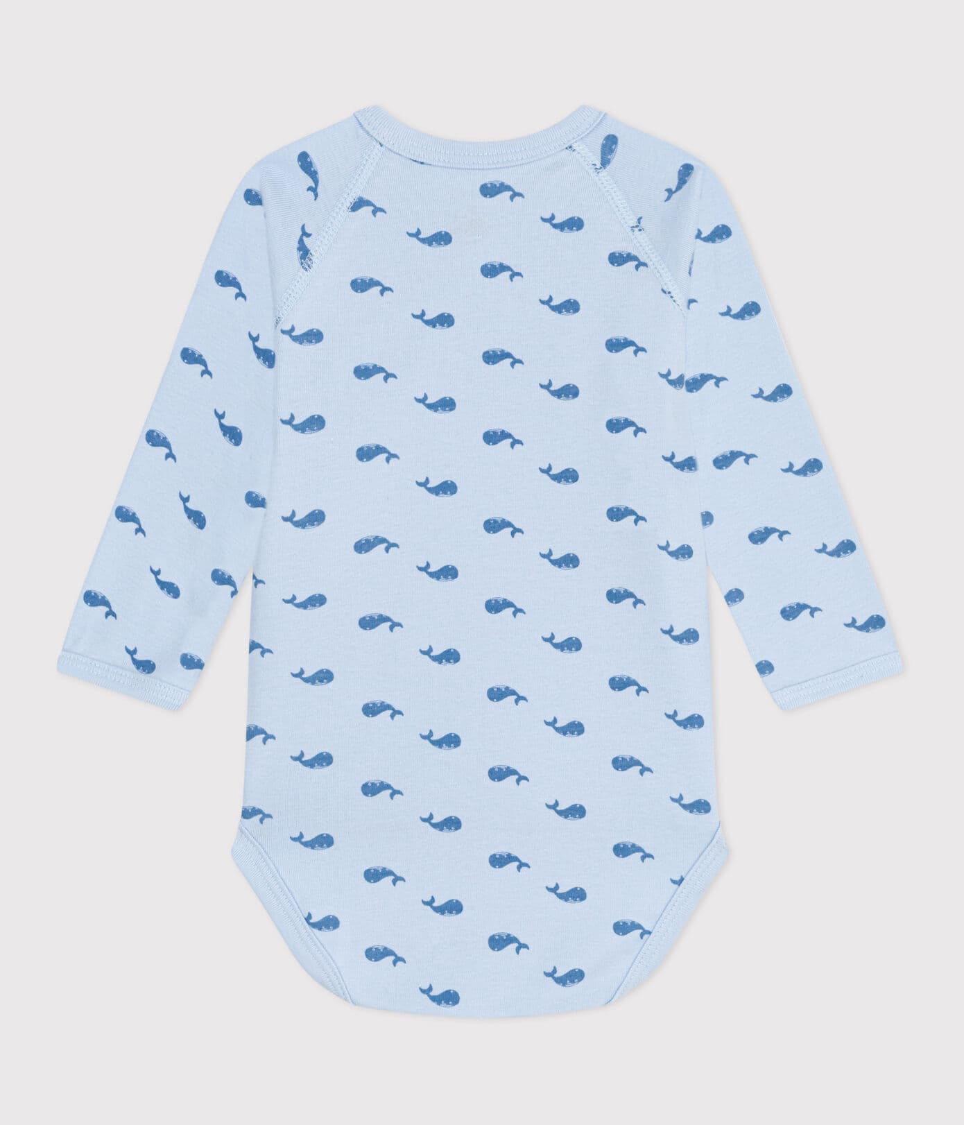 || Petit Bateau || Overslagromper lange mouwen - Walvissen