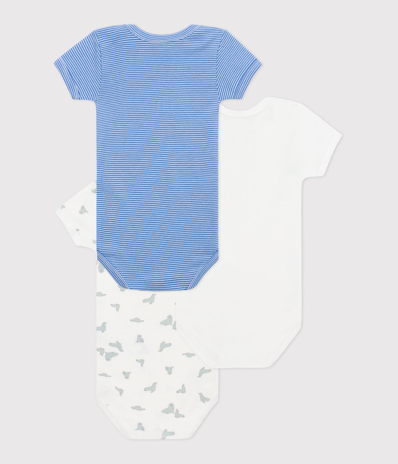 || Petit Bateau || Set romper korte mouw - Zeehond