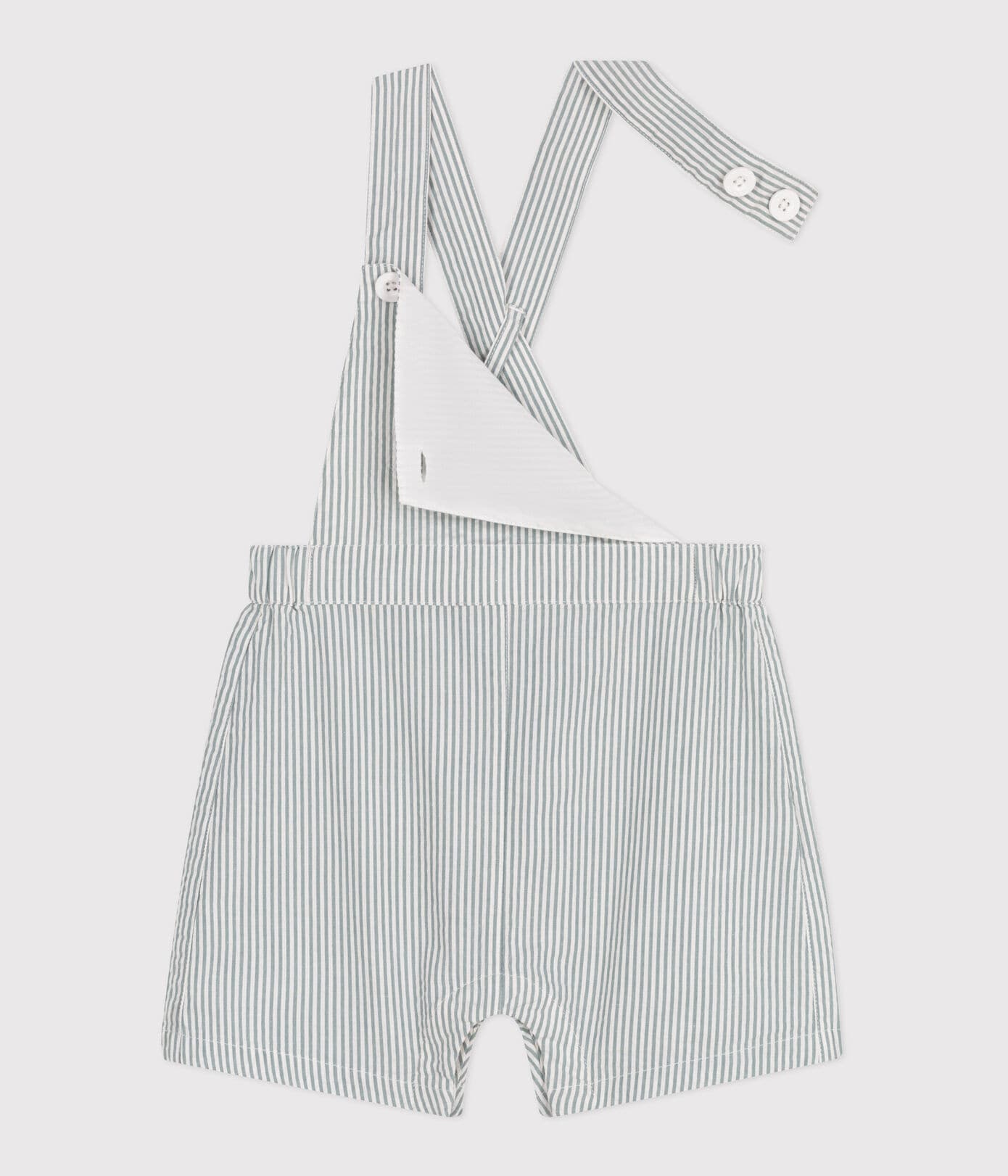 || Petit Bateau || Gestreepte tuinbroek